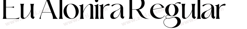 Eu Alonira Regular字体转换